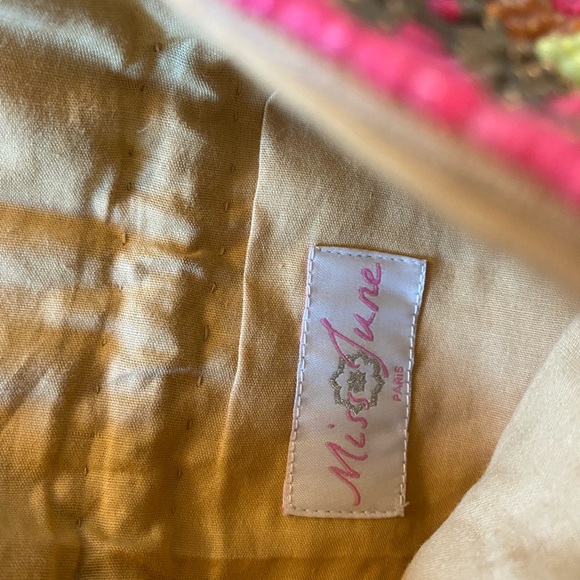 NWTs Miss June Neon Beaded Purse - Picture 3 of 4